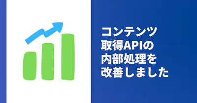 コンテンツの取得APIに関する大幅な性能改善を行いました