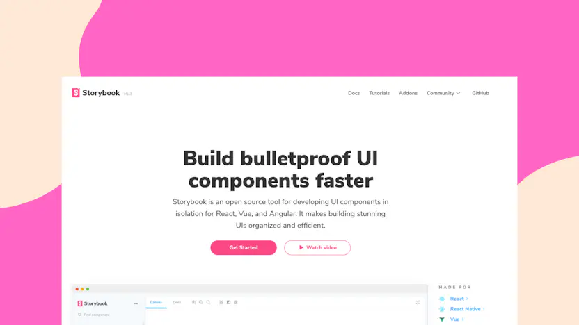 Storybookを使ってReactの開発をX倍早くしよう！！便利なアドオンの使い方を紹介