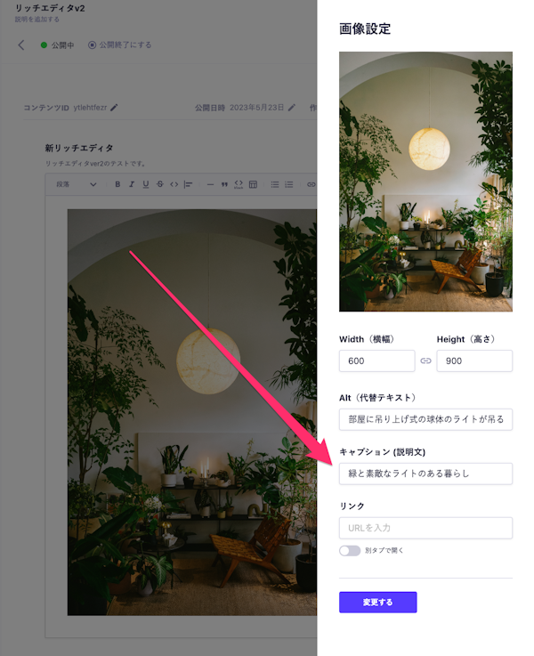 画像設定画面のスクショ